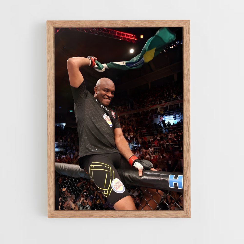 Poster Anderson silva triomphante – affiche Taekwondo (vue 4)